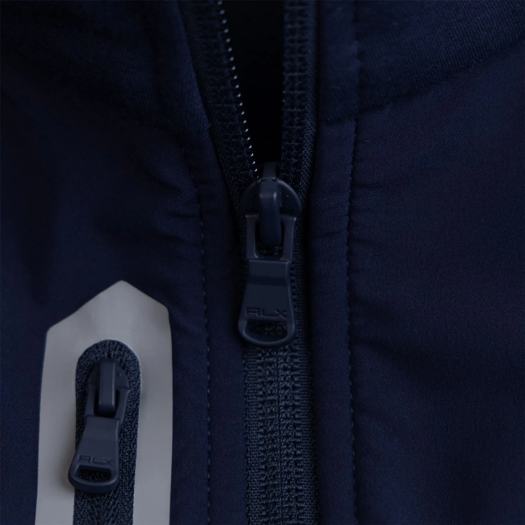 RLX Classic Fit Full Zip Luxury Jersey Gilet Refined Navy - SS24