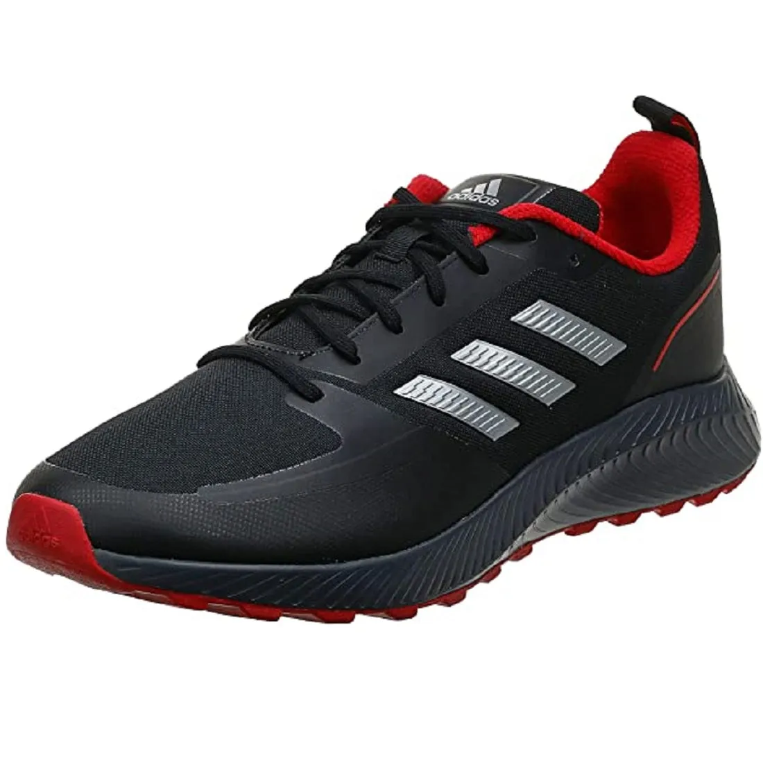 Scarpe uomo ADIDAS art. RUNFALCON 2.0 FZ3577 sneakers nero rosso sportivo/casual