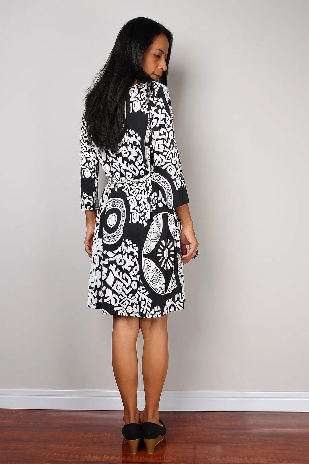 Short black and white dress : Chic & Casual collection