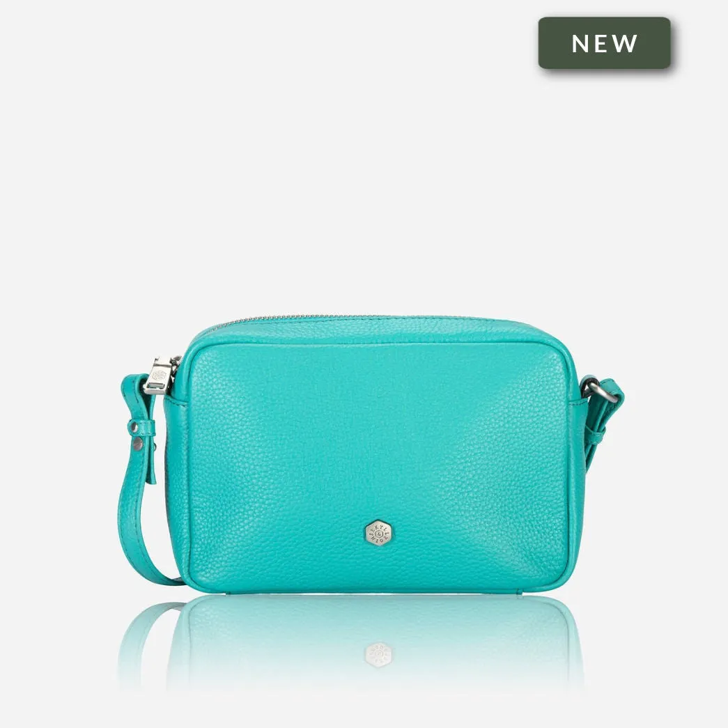 Small Crossbody, Calypso Teal