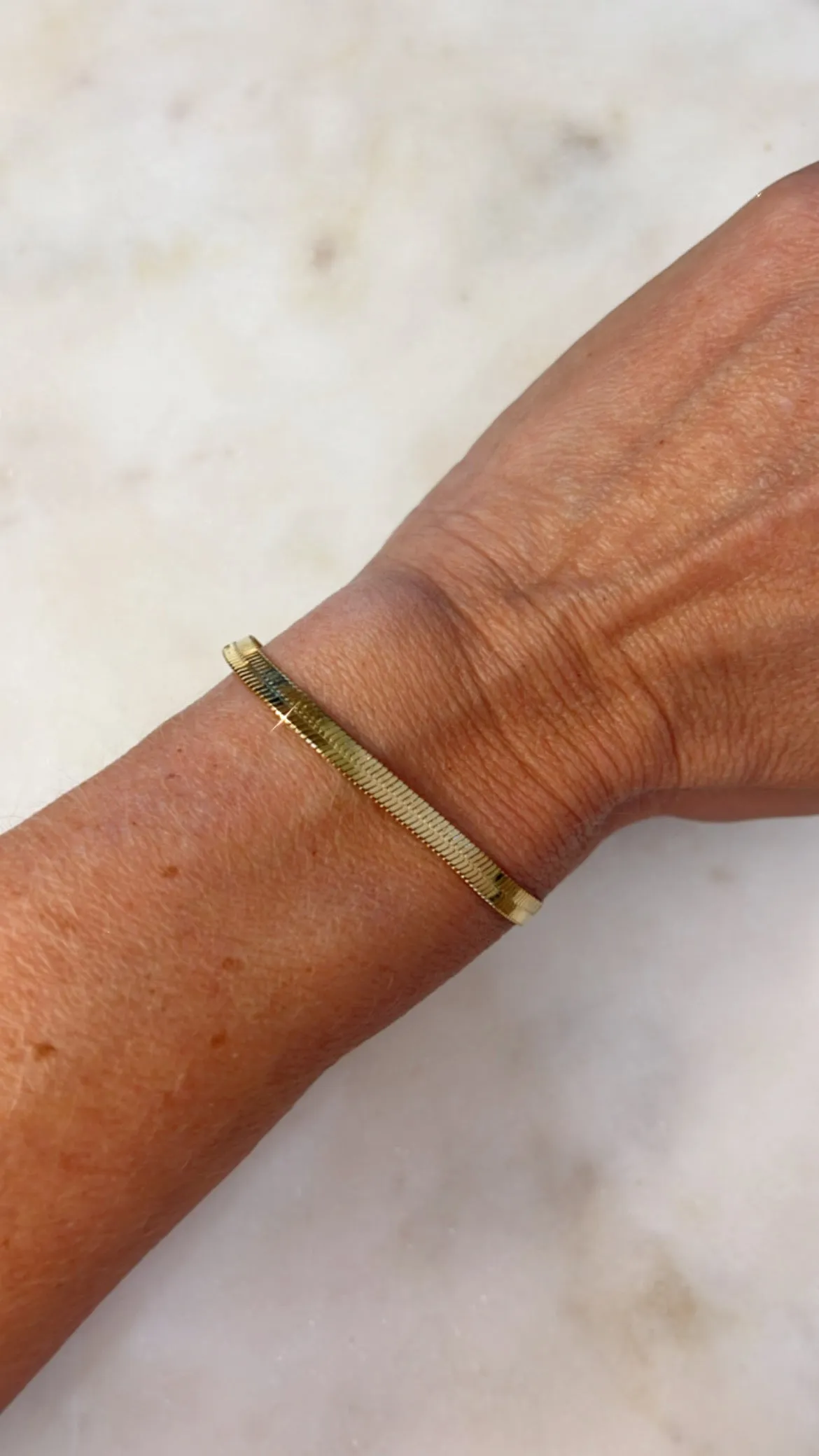 Snake Chain Gold Bracelet