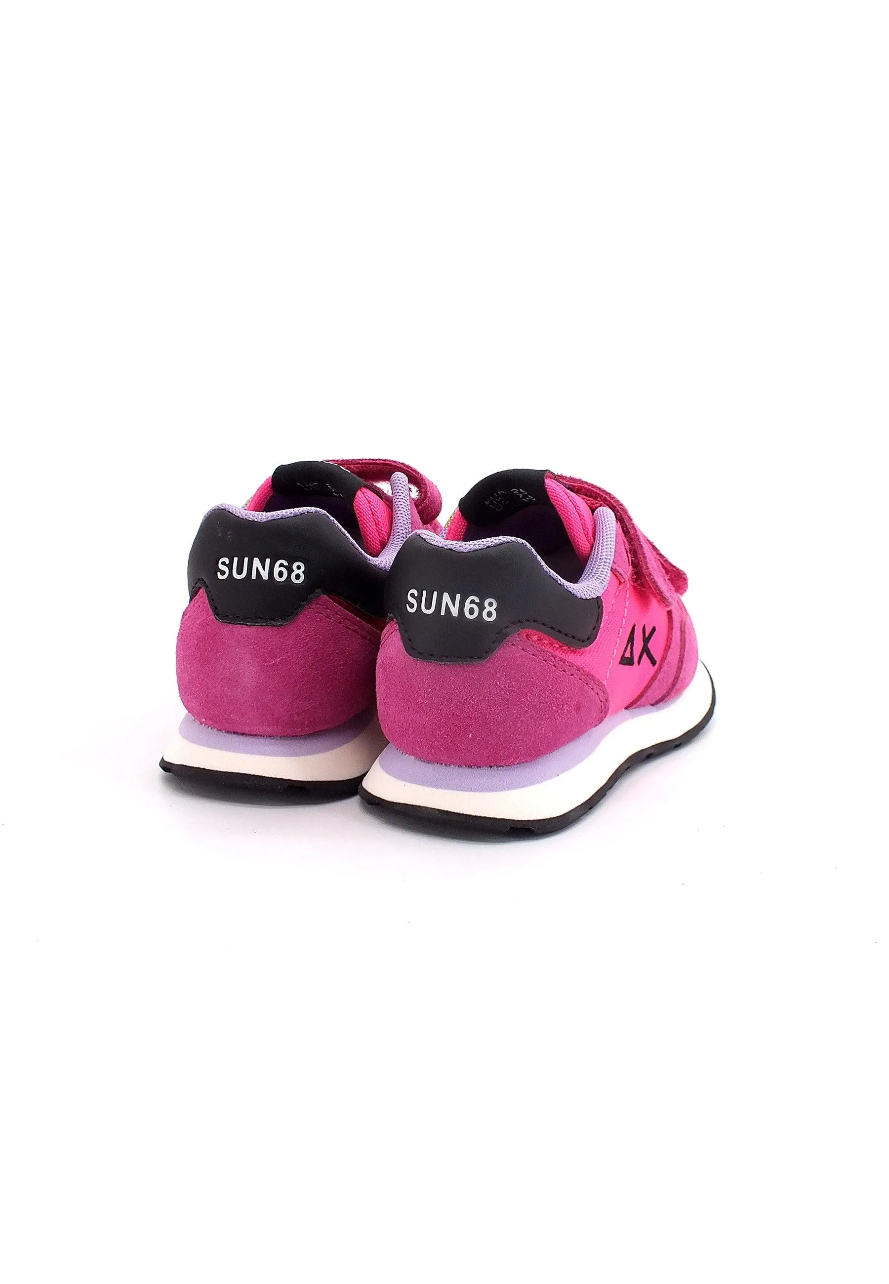 SUN68 Girl's Ally Solid Sneaker Bimbo Rosa Fuxia Z42401B