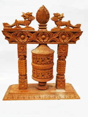 Wooden Prayer Wheel