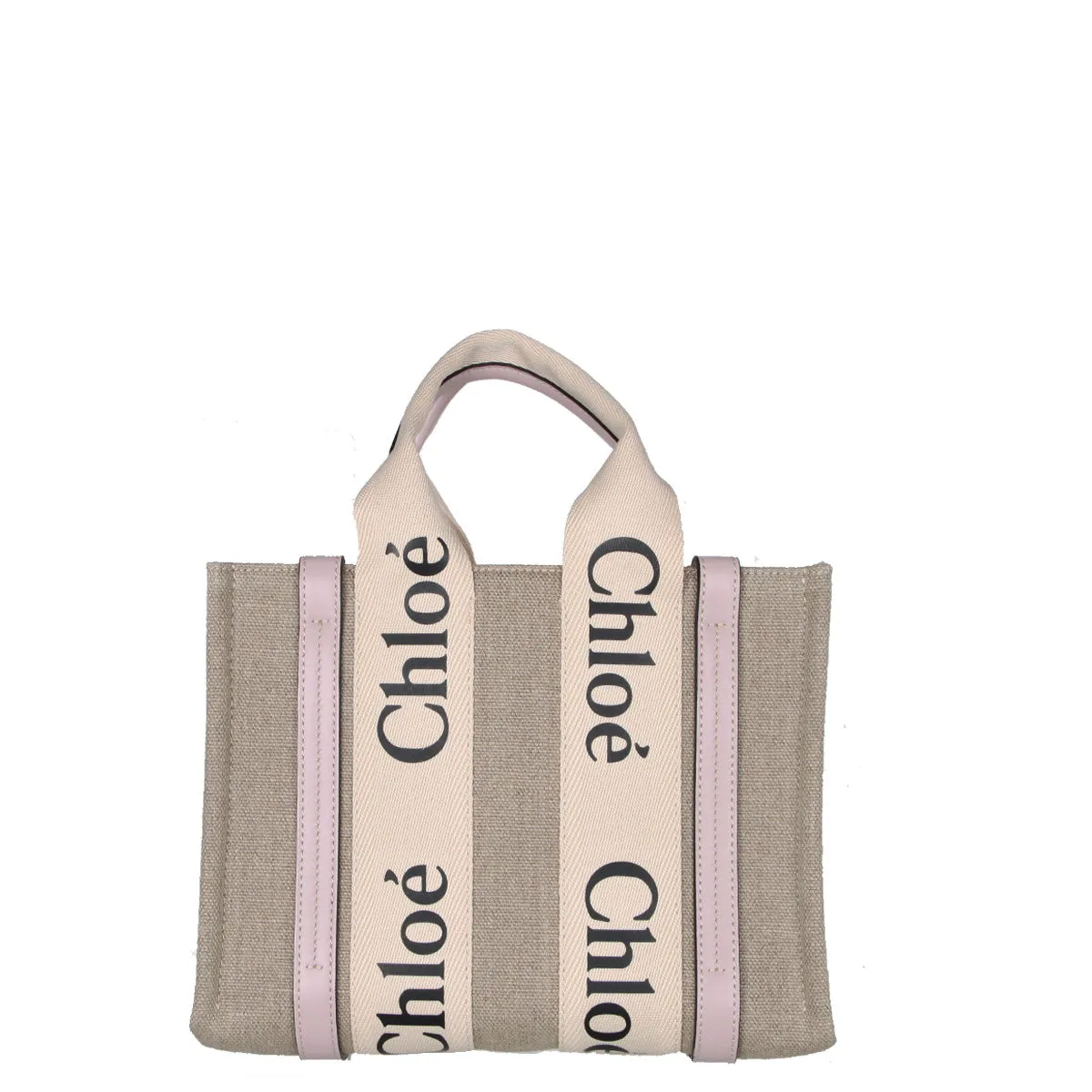 Woody Tote Small Strap Linen, Lavender