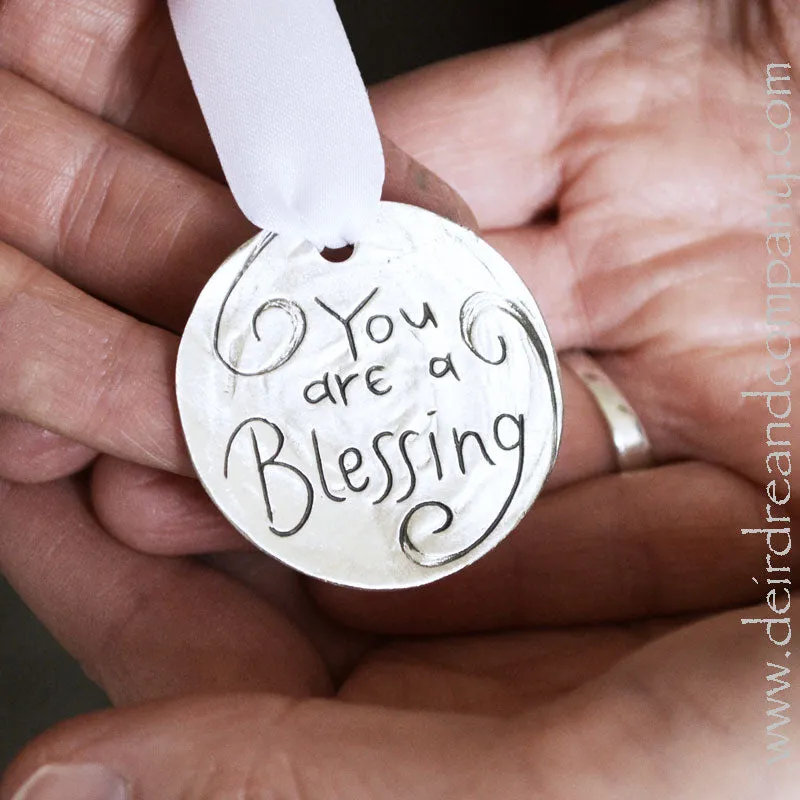 You Are a Blessing Pewter Ornament