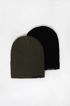 Zoo York Youth Slouch Beanie 2-Pack